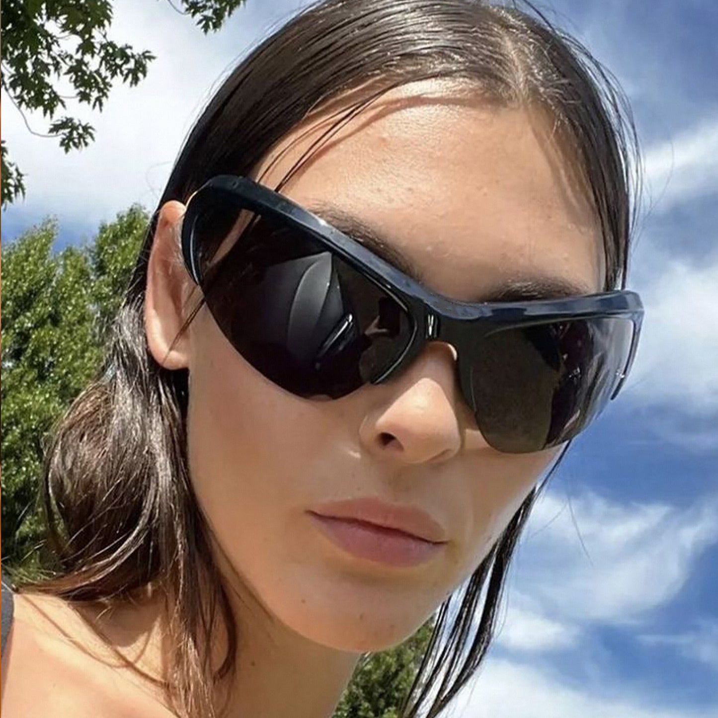 Cercler Shade bat sunglasses y2k bella Hadid shades cyber sunglasses designer sunglasses futuristic sunglass kim k Kardashian mirror sunglasses oversized sunglasses shield sunglasses sport sunglasses unisex sunglasses wraparound matrix y2k sunglasses