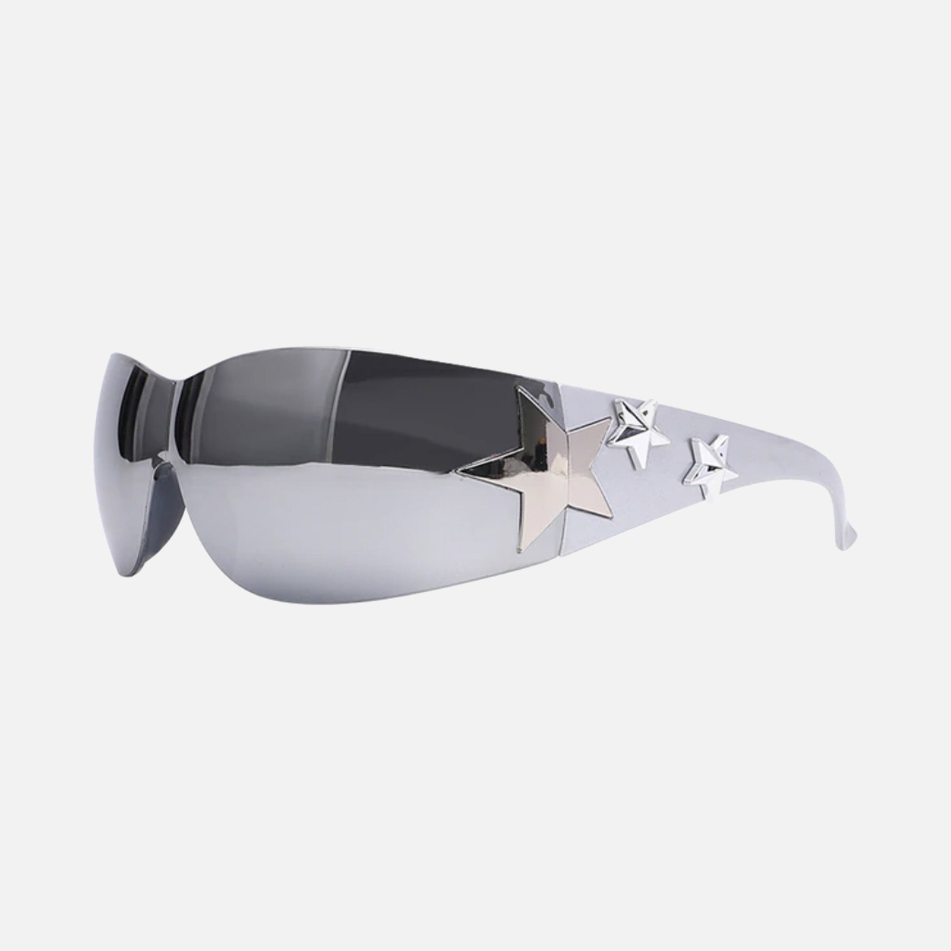 Après Astre Shade Silver Black cycling sunglasses futuristic sunglass man sunglasses moon sunglass rectangular Sunglass shield sunglasses silver sunglasses star astre mouisco star shade tiktok streetwear accessory unisex sunglasses wraparound sunglass y2k sunglasses