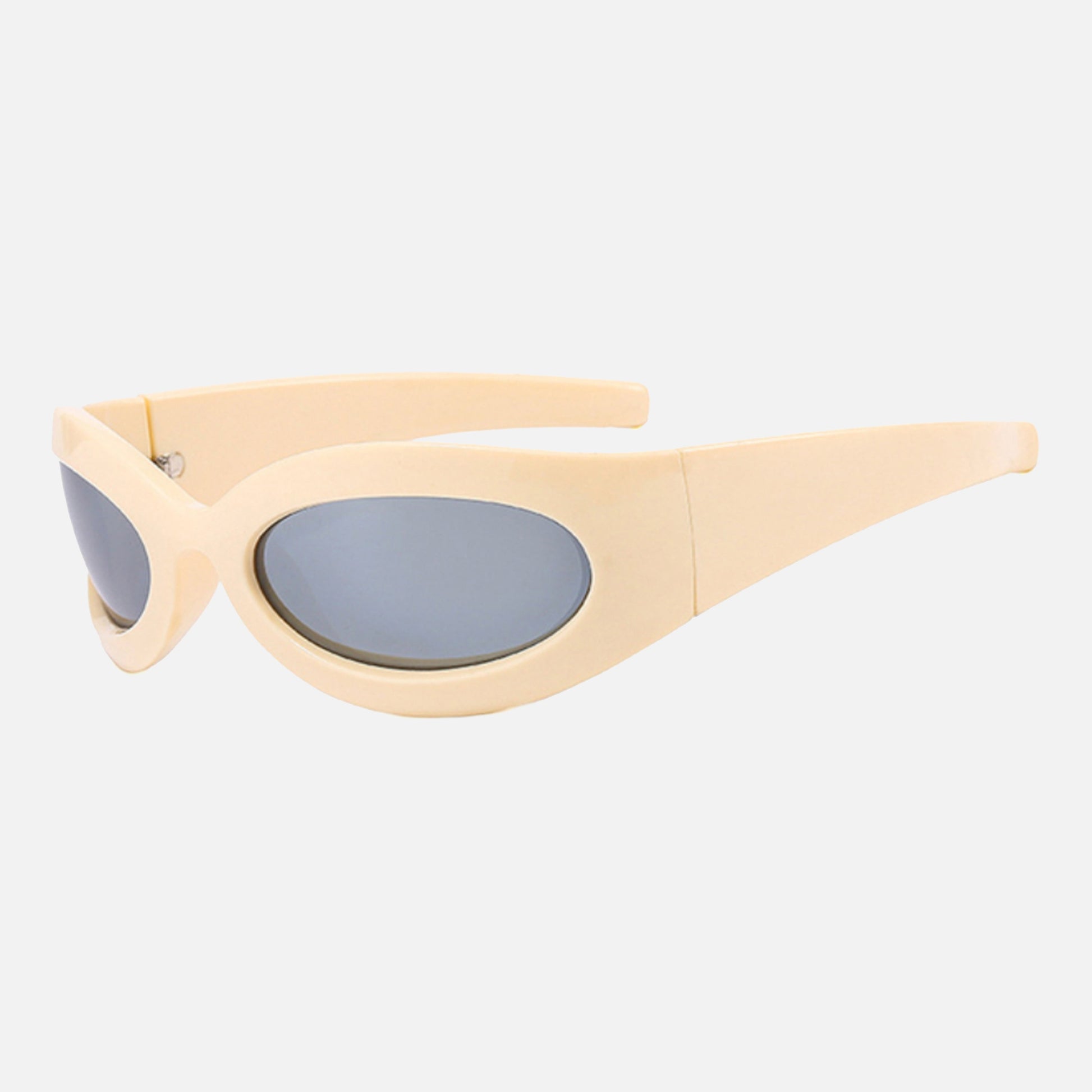 Ciel Shade Beige cycling sunglasses designer sunglasses futuristic sunglass kim k Kardashian Luxury Sport Shade rectangular Sunglass shield sunglasses silver sunglasses streetwear sunnies unisex sunglasses wraparound matrix y2k sunglasses y2kdream Kylie