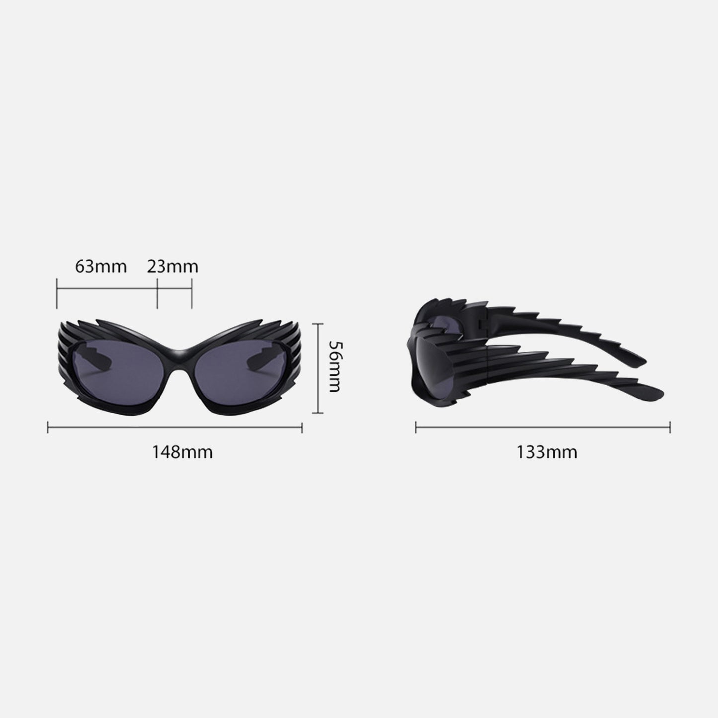 Clou Shade big sunglasses man cycling sunglasses designer sunglasses futuristic sunglass man sunglasses matrix shades matte black shades moon sunglass oversize sunglasses rectangular Sunglass summer shades unisex sunglasses y2k sunglasses