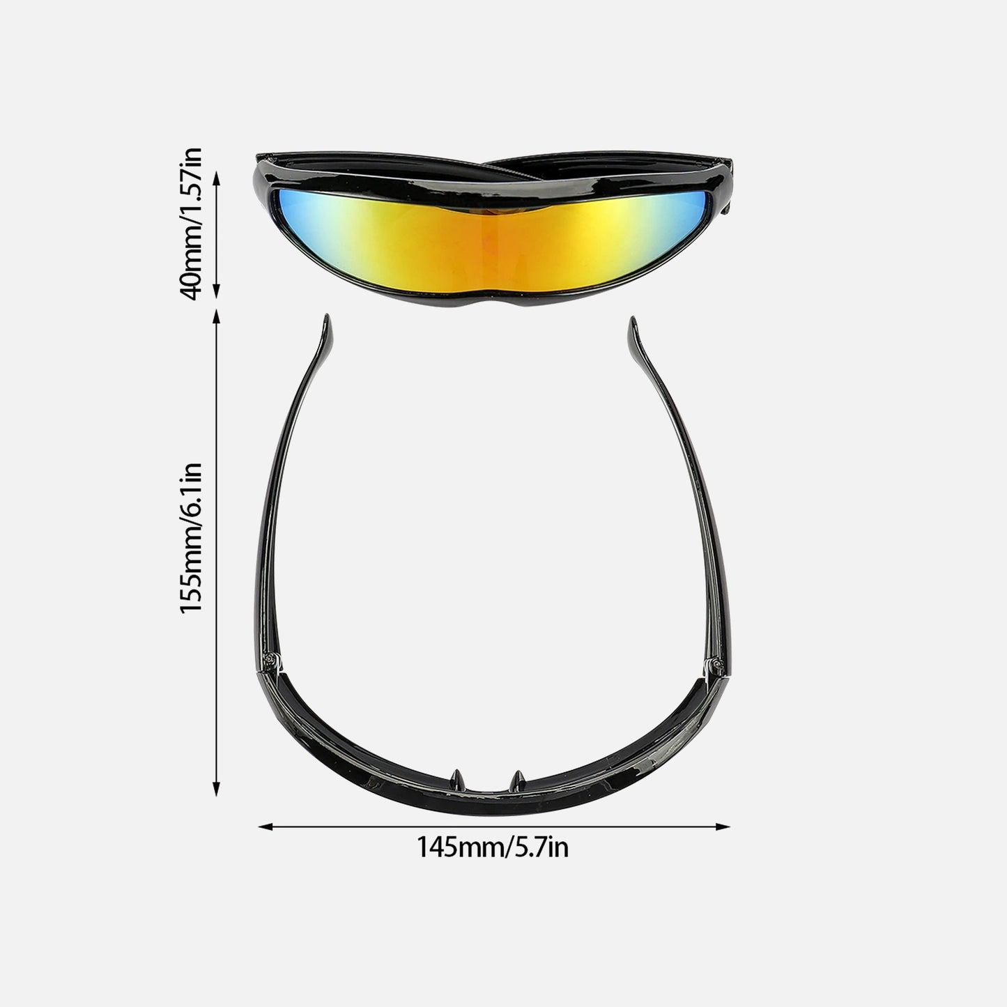 Espace Shade alien shades wrap cyber fashion glass cycling sunglasses futuristic sunglass Kanye west sunglass kim k Kardashian rectangular Sunglass shield sunglasses travis Scott shades unisex ski outdoor wraparound matrix y2k sunglasses y2kdream Kylie