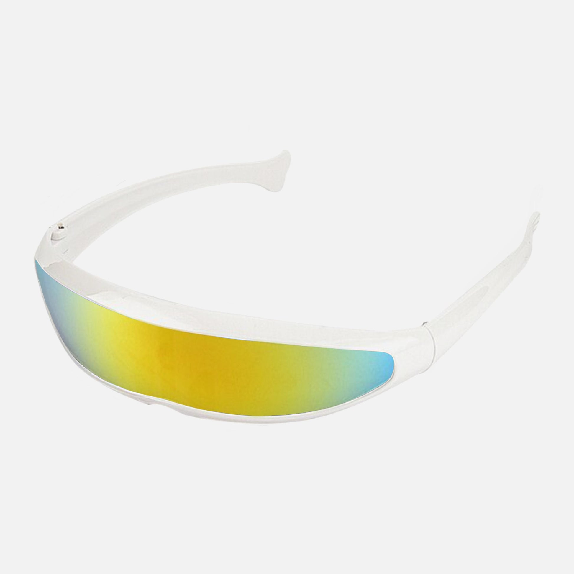 Espace Shade White Multicolor alien shades wrap cyber fashion glass cycling sunglasses futuristic sunglass Kanye west sunglass kim k Kardashian rectangular Sunglass shield sunglasses travis Scott shades unisex ski outdoor wraparound matrix y2k sunglasses y2kdream Kylie